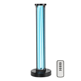 VEVOR UV Light, 110W Ultraviolet Lamp with Ozone Purifier, UVC Lamp with 30/60/120 Minutes 3-Gear Timer and Remote Control, for Room up to 600 sq