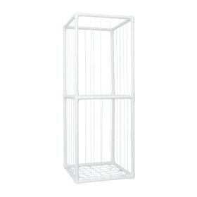 Stuffed Animal Storage PVC Plush Organizer Shelf Plush Stuffed Animal Holder Standing Kids Toy Storage Cage (Option: White)