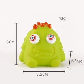 New and Strange Poppy Eyes;  Vegetable Insects;  Staring Toys;  Squeezing Cartoons;  Decompressing;  Squeezing;  Squeezing;  Ventilating Toys (Color: Green)