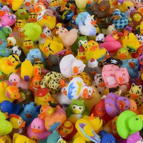 Assorted Rubber Ducks Toy Duckies for Kids and Toddlers;  Bath Birthday Baby Showers Classroom;  Summer Beach and Pool Activity;  2" Inches (Mult (Type: 25-pack)